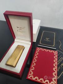 Accendino Cartier dorato
