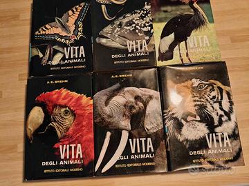 "Vita degli animali" - IEM 6 volumi vintage 1972