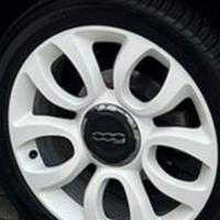 4 cerchi in lega per fiat 500 L colore bianco prez