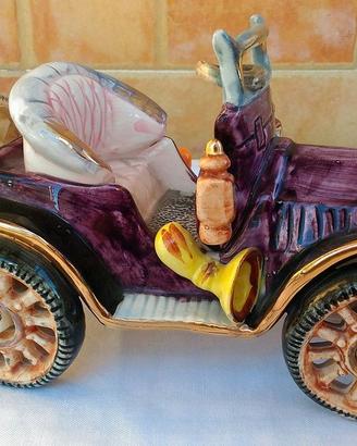 AUTO D’ EPOCA  IN  CERAMICA