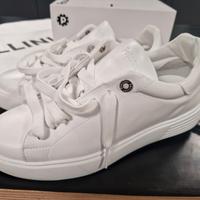 Sneaker Pollini eva 25 vitello bianco