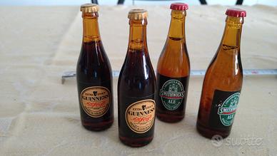 4 mini bottiglie di birra