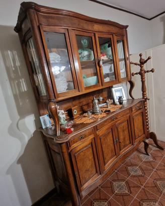 Cristalliera d'epoca mobile antico '900