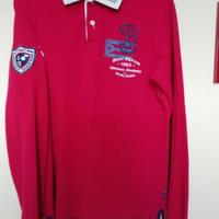 maglia uomo rossa a maniche lunghe