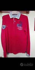 maglia uomo rossa a maniche lunghe