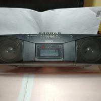 radio tape recorder Sony cfs-204 stereo cassette 