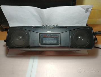 radio tape recorder Sony cfs-204 stereo cassette 