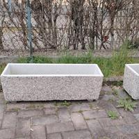 vasi da giardino in cemento 
