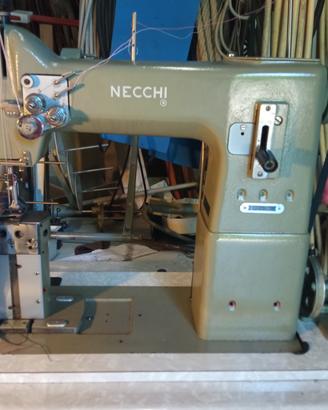 Macchina per cucire colonna 2 aghi, triplice trasp