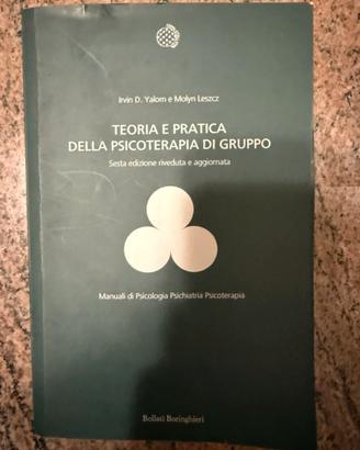 Yalom  -  6^ ed  - 🆕  - Teoria psicoterapie gruppo