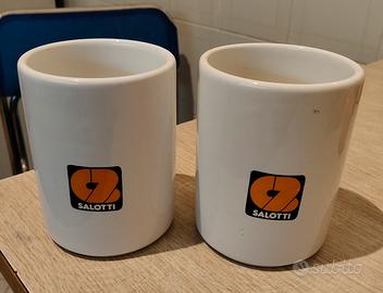 Coppia Tazze Vintage C2 Salotti - Ceramica TV
