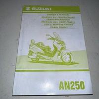 SUZUKI BURGMAN AN250  USO e MANUTENZIONE