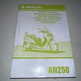 SUZUKI BURGMAN AN250  USO e MANUTENZIONE