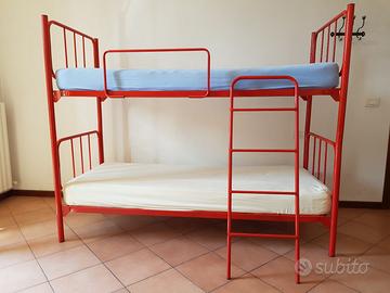 LETTO A CASTELLO IN METALLO