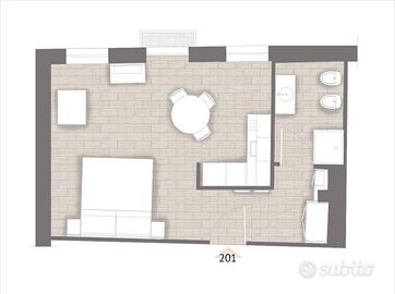 Monolocale Porta al Prato libero da subito