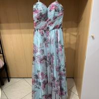 Abito in tulle celeste