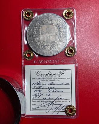 5 Lire 1873 M