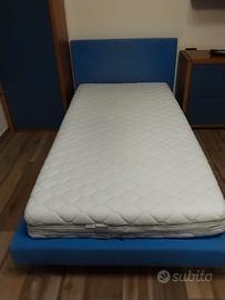 Letto singolo Twils Max con materasso Simmons