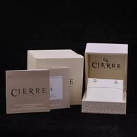 CIERRE ORECCHINI PUNTO LUCE ORO BIANCO 18 KT