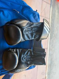 Guanti kick boxe 10oz  e calzari s adidas