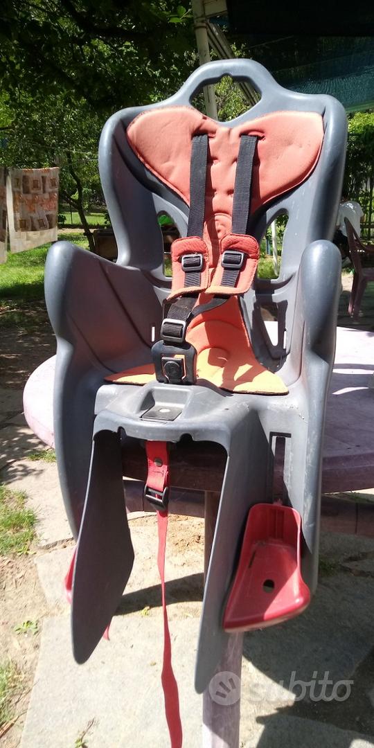 Seggiolino Posteriore Per Bici Pepe – Attacco A Clamp, Dai 9 Mesi Agli 8 Anni, Max 22 Kg, Colore Rosa, Sicuro E Comodo