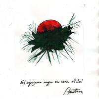 Il buco nero  mangia il sole di Lucio Fontana