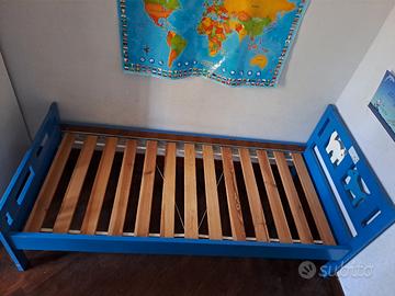 letto kritter ikea blu