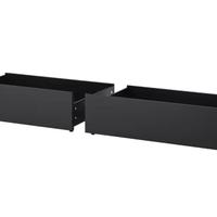 4Cassetti contenitore cn rotelle x letto MALM Ikea