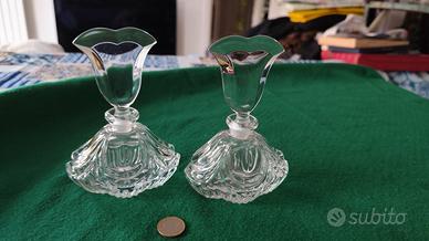 FIABESCHE bottiglie portaprofumi cristallo vintage