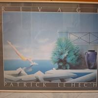 Quadro con cornice bianca Rivage Patrick Le Hec'H