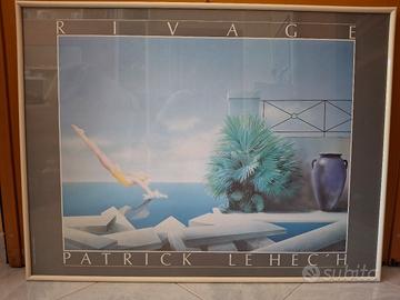 Quadro con cornice bianca Rivage Patrick Le Hec'H