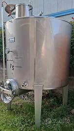 Serbatoio inox uso alimentare da 3500 litri