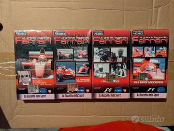 cofanetto 4 VHS “La grande leggenda Ferrari” 