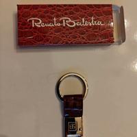 PORTACHIAVI RENATO BALESTRA pelle - metallo lucido