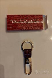 PORTACHIAVI RENATO BALESTRA pelle - metallo lucido