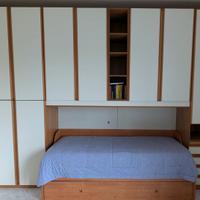 cameretta a ponte con letto estraibile