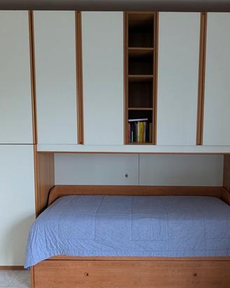 cameretta a ponte con letto estraibile