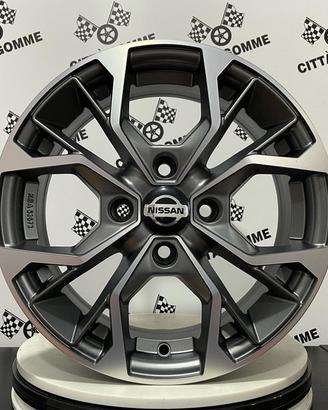 4 CERCHI IN LEGA NISSAN MICRA NOTE PIXO DA 15