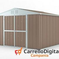 Box struttura lamiera Acciaio 327x307 tortora