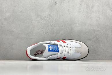 adidas Originals SAMBA OG Sneakers Bianco/Rosso 38