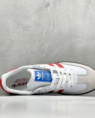 adidas Originals SAMBA OG Sneakers Bianco/Rosso 38