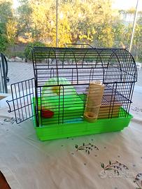 gabbia per criceto 33 x 23 altezza  28