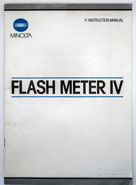 MINOLTA FLASH METER IV 4 ISTRUZIONI MANUALE ENG