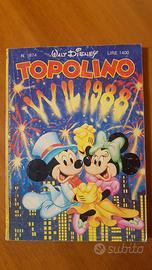 Topolino libretto Disney 1674 del 27 Dicembre 1987