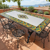 TAVOLO IN PIETRA LAVICA MIS. 200X100 CM. IN ITALIA