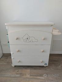 Lettino + Fasciatoio Baby Expert