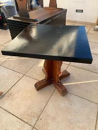 TAVOLO IN MASSO DI TOULIPIER 80x80 5 CM SPESSORE