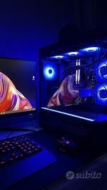 Pc da gaming + monitor +tastiera+ mouse