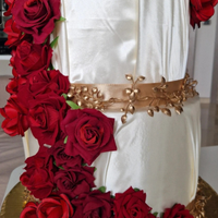 Torta scenografica in raso