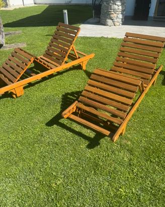 Sdraio in legno di Trak